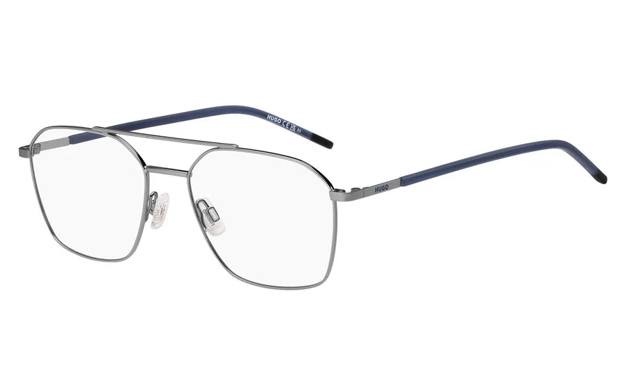 Hugo HG 1274 6LB 55 Silver Eyewear Frame-zoom-3