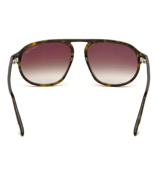 Tom Ford Brown UV Protected Pilot Sunglasses for Men FT0755 57 52K-zoom-2