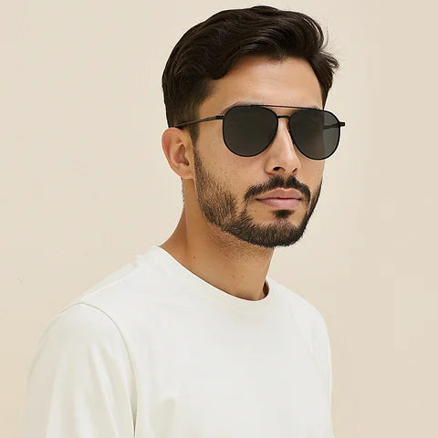 Black Full Rim Aviator-zoom-2