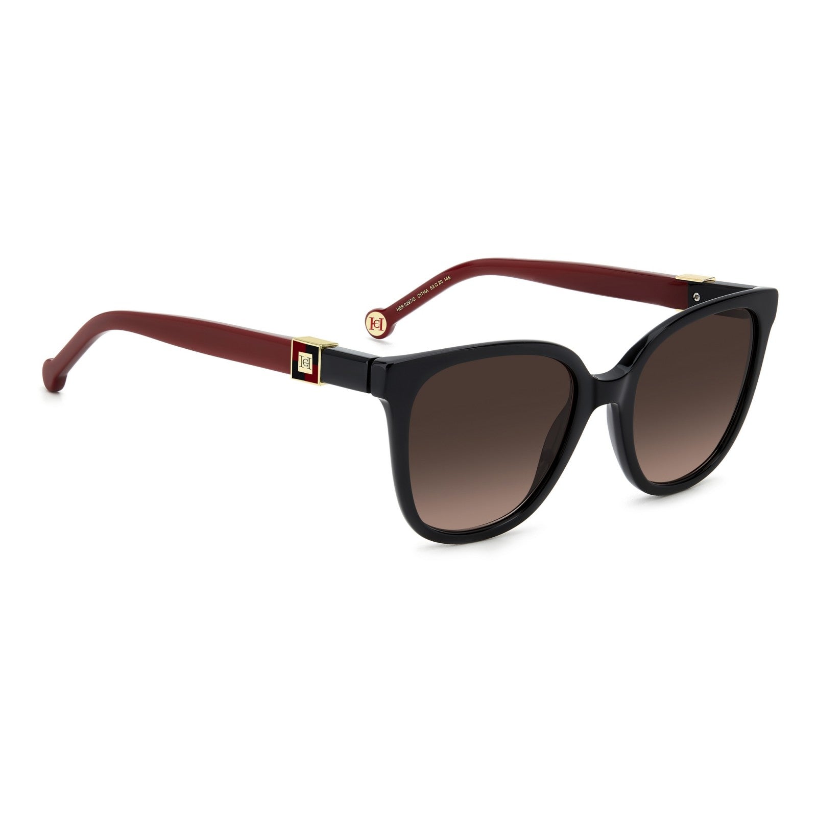 Carolina Herrera HER 0297/S - OIT/HA Black Red | Sunglasses Woman-1